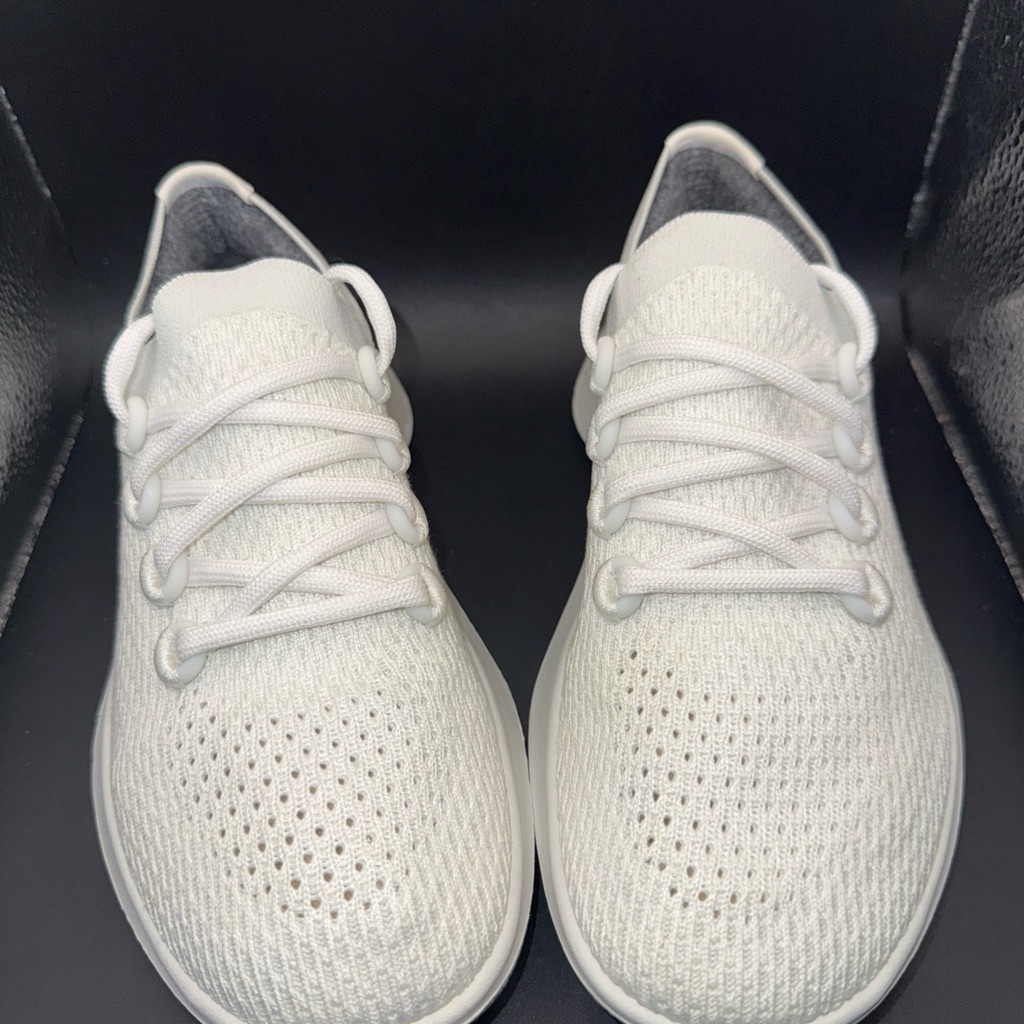 Size 6  Allbirds White Dasher 2 Triple White 0420rm1 Very Clean No Box Good